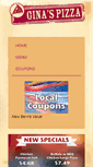 Mobile Screenshot of ginaspizza.net